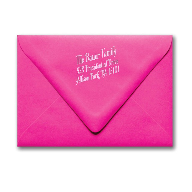 Return Address Custom Rubber Stamp