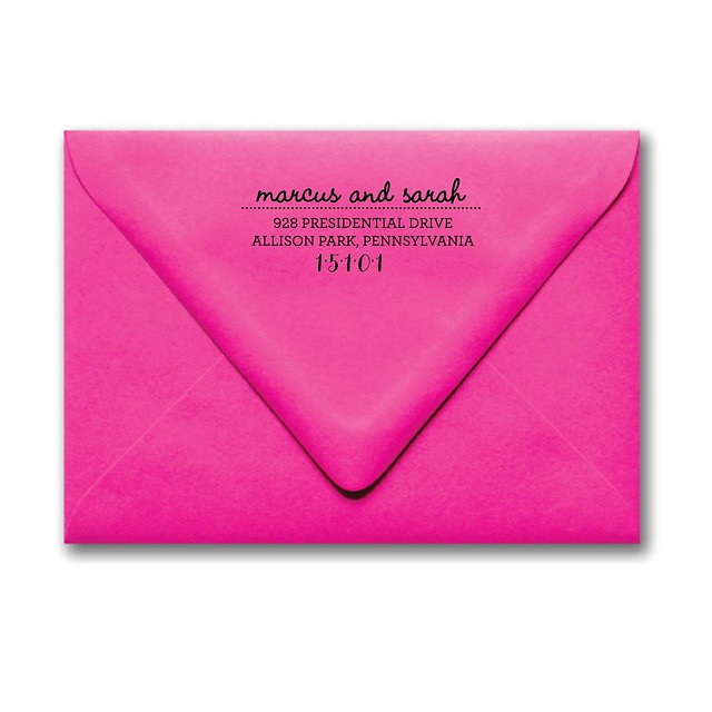 Return Address Custom Rubber Stamp