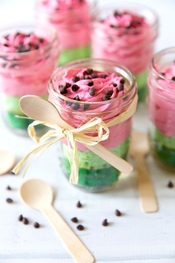 watermelon cake in a jar!