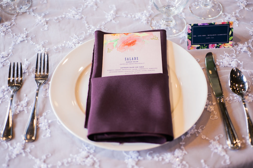 Marina // Floral Wedding Invitation by Blush Paper Co.