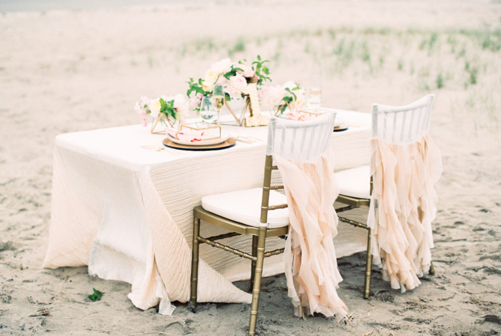 Peach Watercolor Wedding by Blush Paper Co.