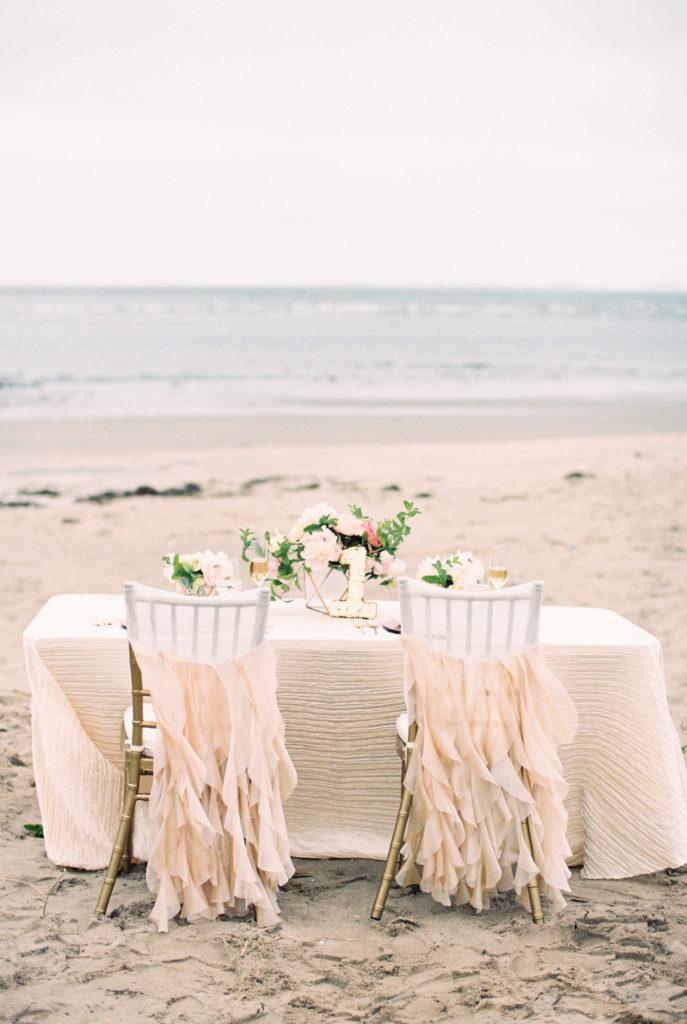 Peach Watercolor Wedding by Blush Paper Co.