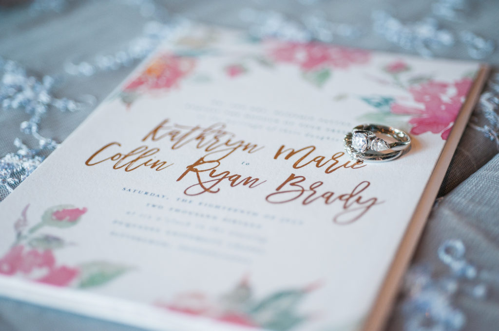 Watercolor Floral Wedding Invitations