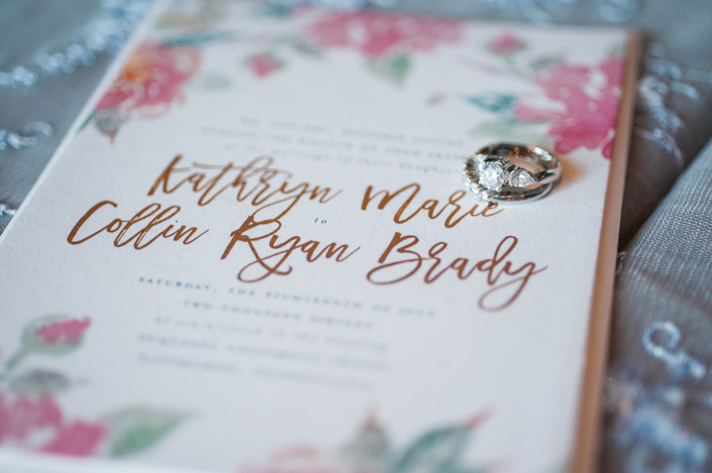 Watercolor Floral Wedding Invitations