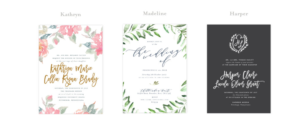 Custom Wedding Invitations | Blush Paper Co.