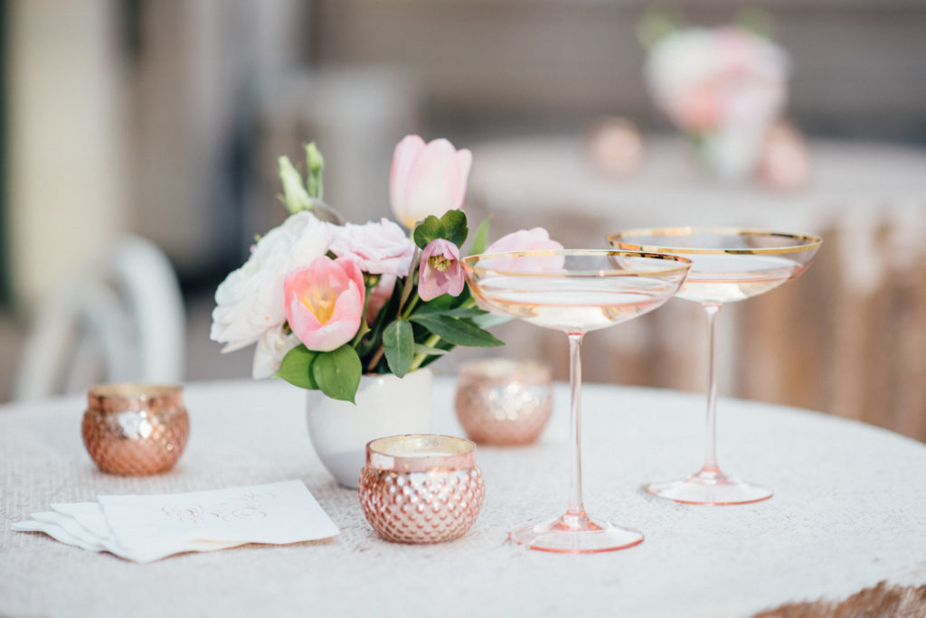 Cotton Candy Champagne Cocktail | Blush Paper Co.