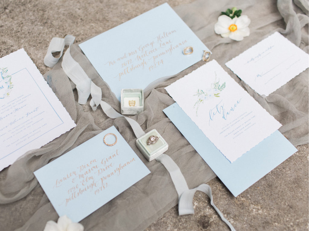 English Romance Greenery Wedding Invitations | Blush Paper co.