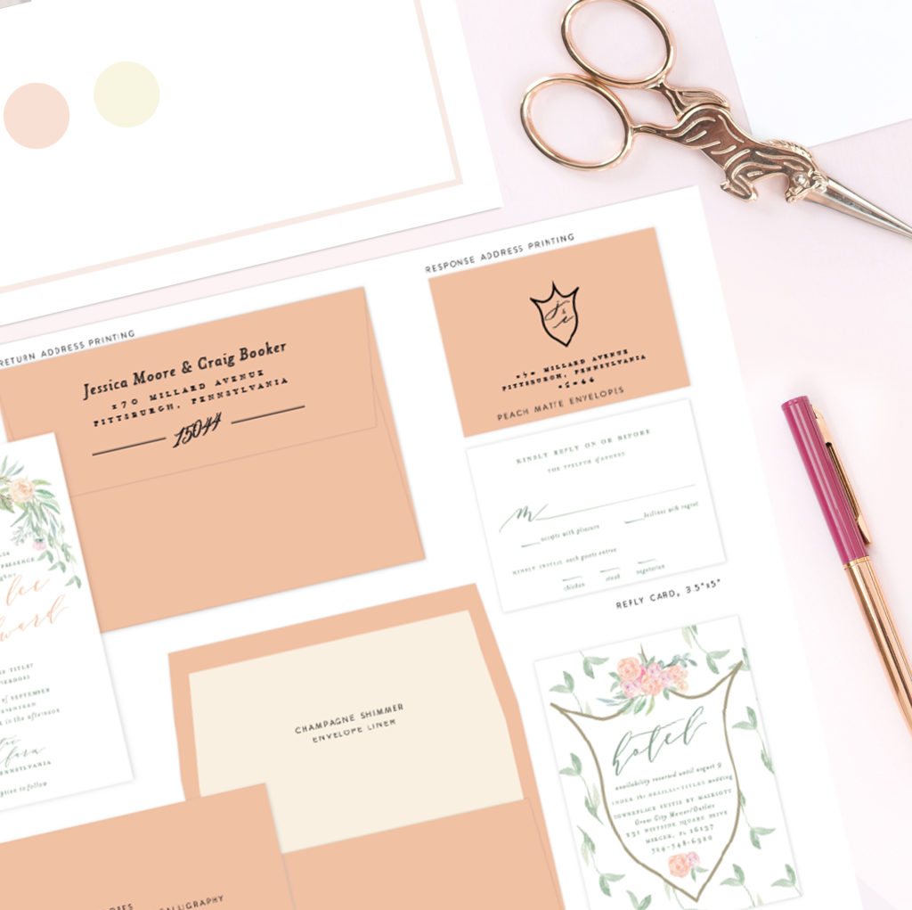 FAQ About My Custom Design Process as A Wedding Stationer | Blush Paper Co.
