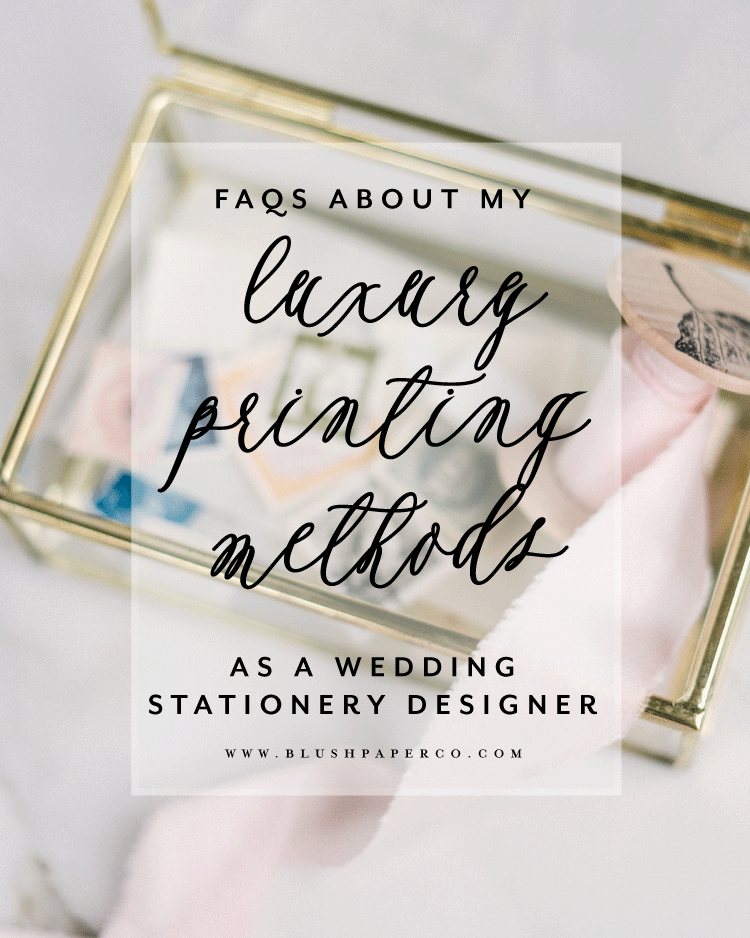 Luxury Printing Methods with Blush Paper Co.