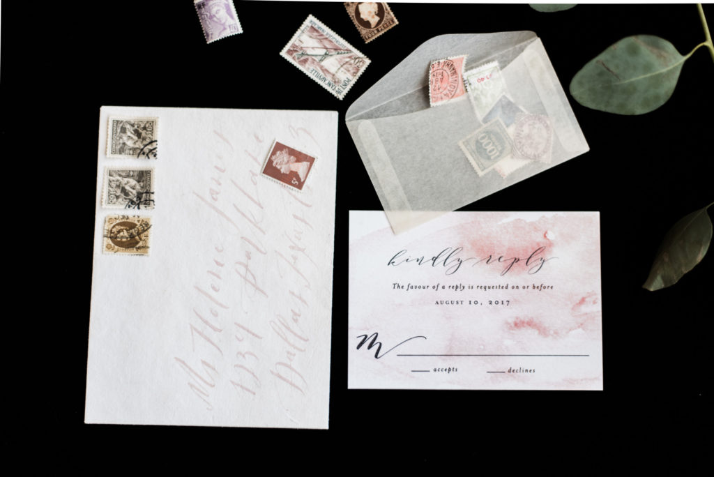 nature inspired floral wedding invitations | Blush Paper Co.