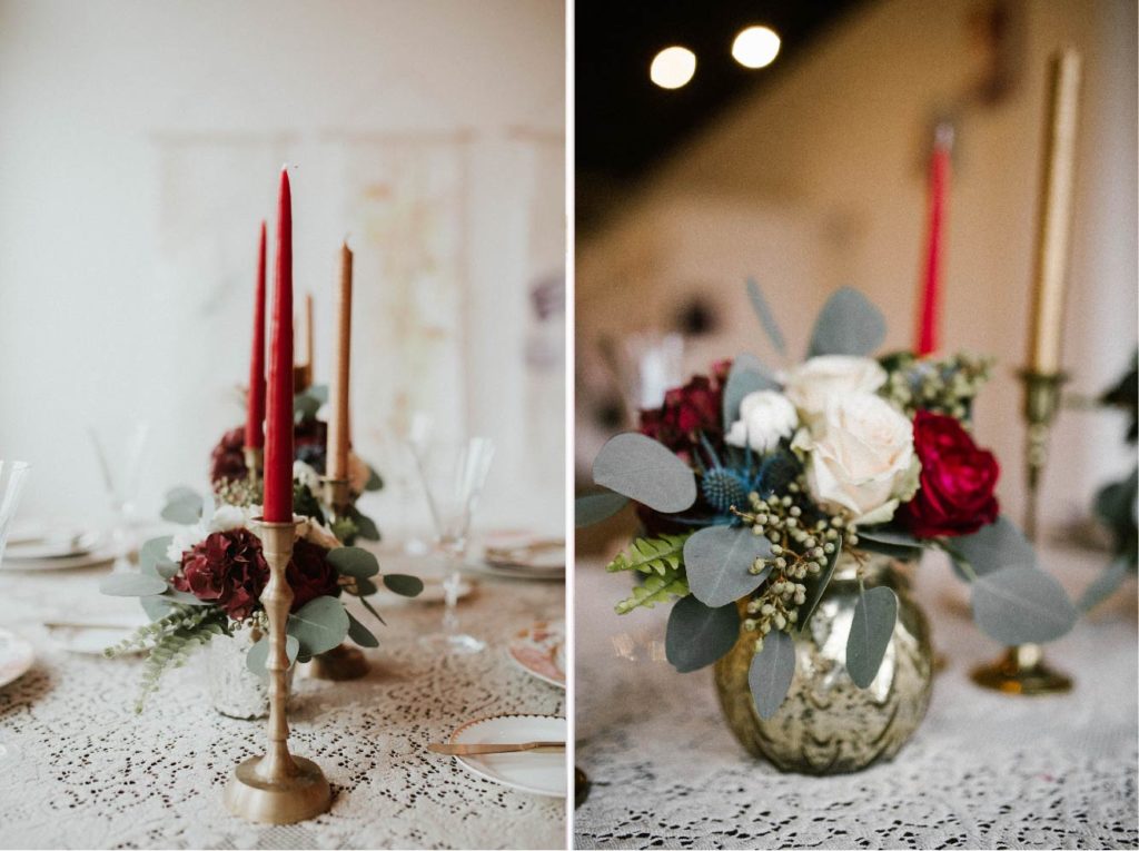 Art Deco Wedding Gold Marsala | Blush Paper Co.