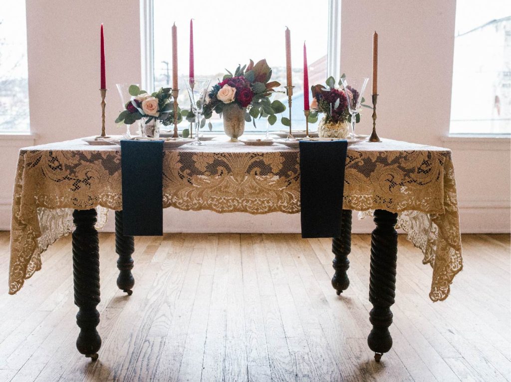 Art Deco Wedding Gold Marsala | Blush Paper Co.