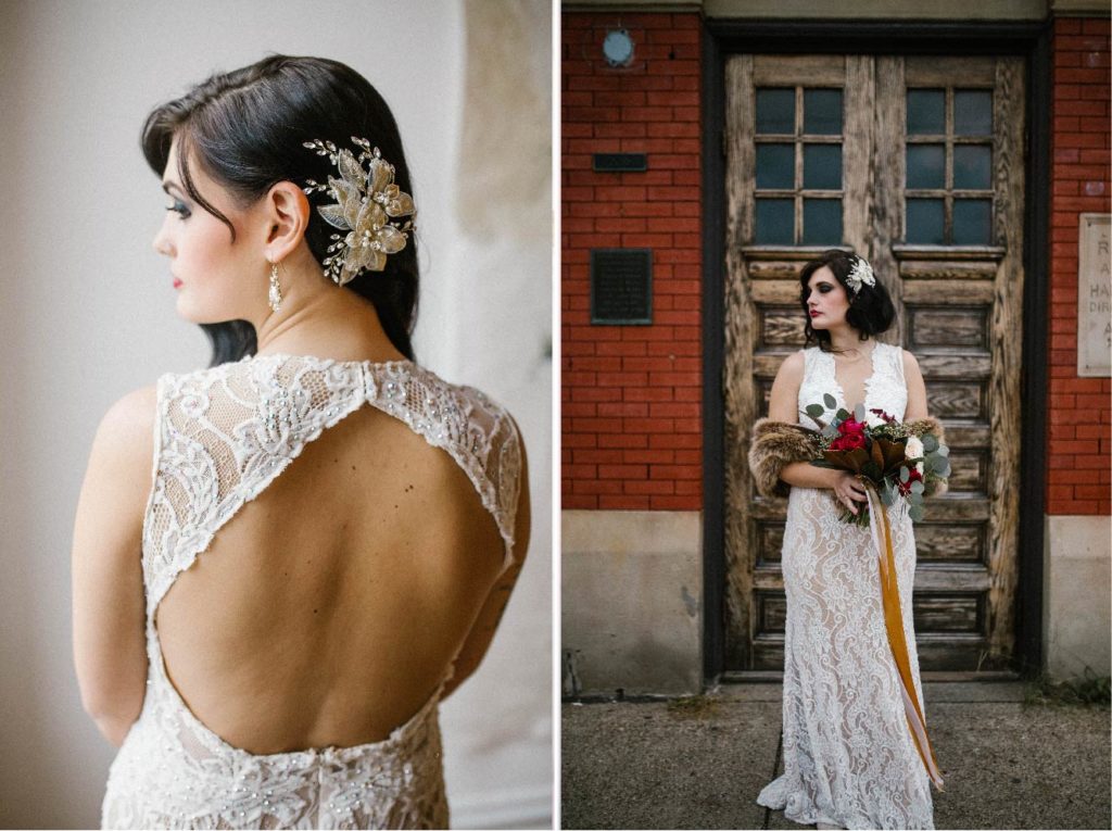 Art Deco Wedding Gold Marsala | Blush Paper Co.