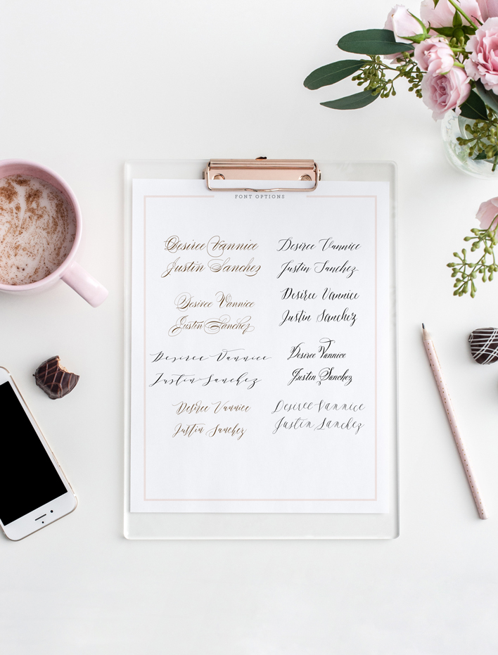 Custom Save the Date Announcement | Blush Paper Co.