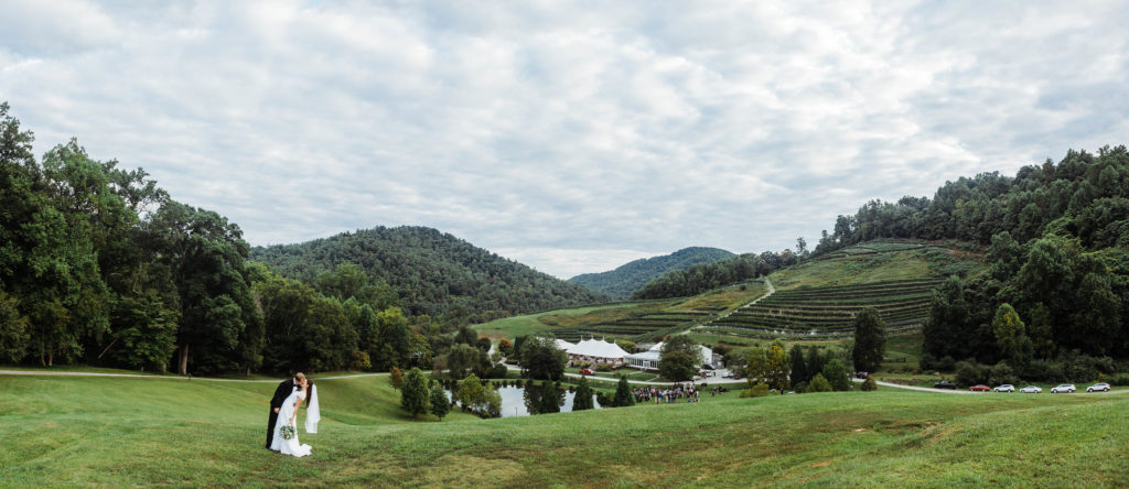 green and blue winery wedding | blush paper co.
