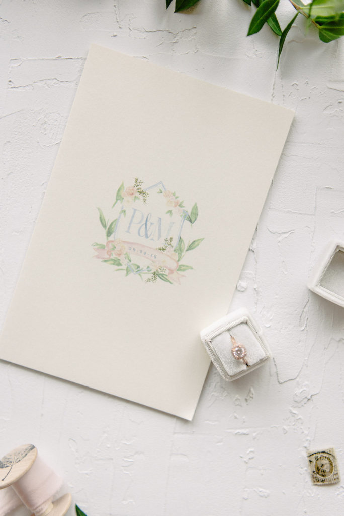 Rose Quartz and Serenity Wedding Invitations | Blush Paper Co.