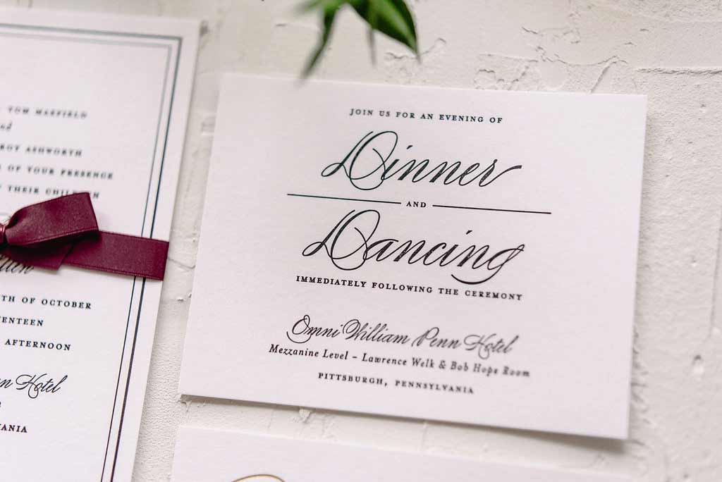 Marsala, Gold and Blush Wedding Invitations | Blush Paper Co.