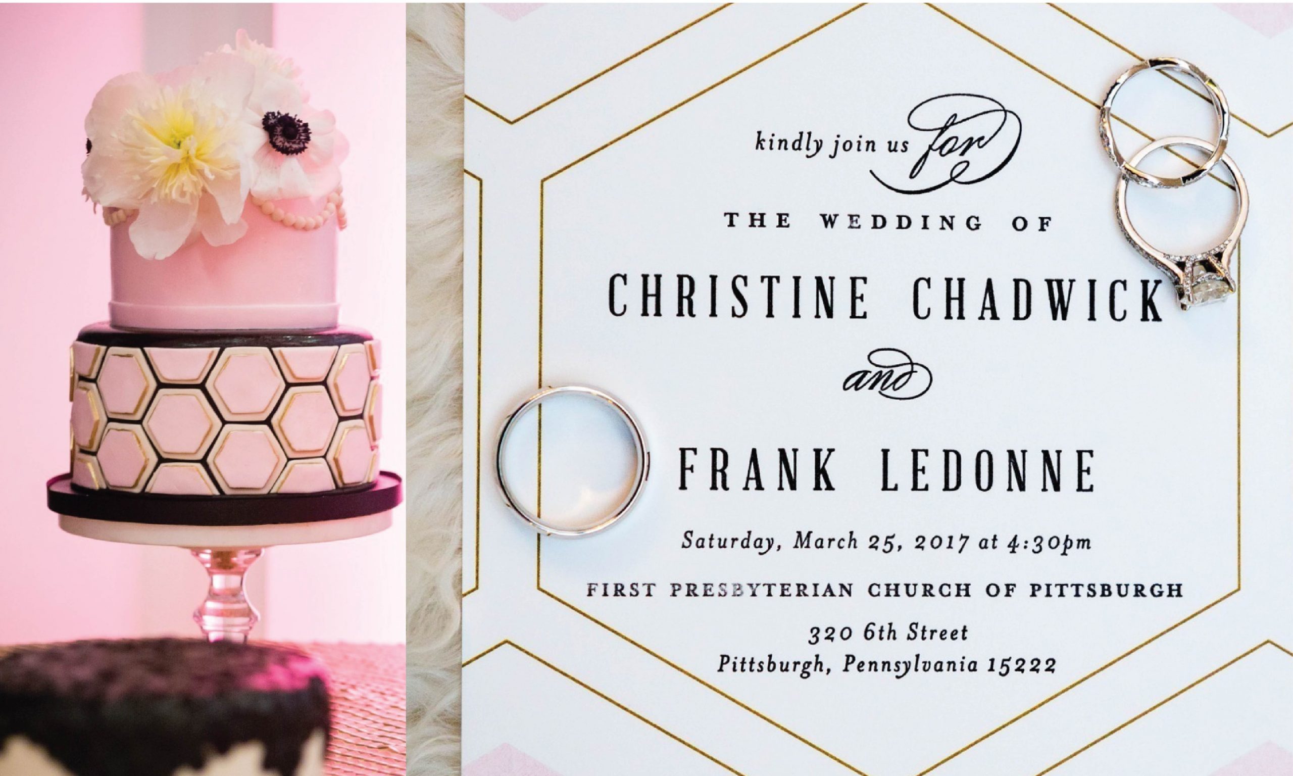 12 Amazing Wedding Cake & Invitation Combos