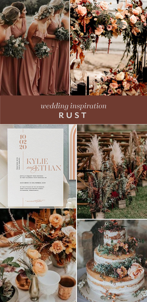 Rust Terracotta Wedding Inspiration