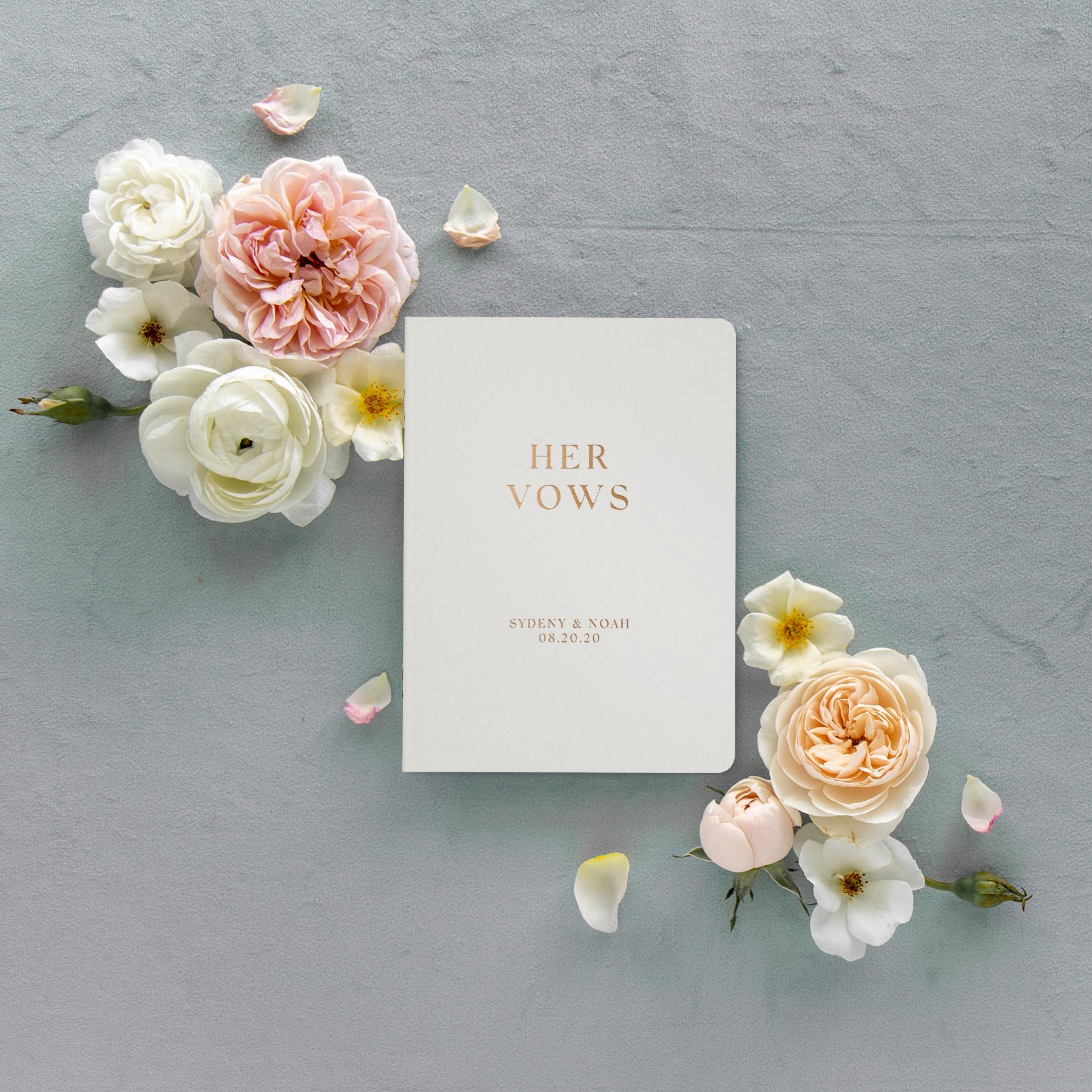 Custom Gold Foil Vow Books - The Wedding Keepsake You Need