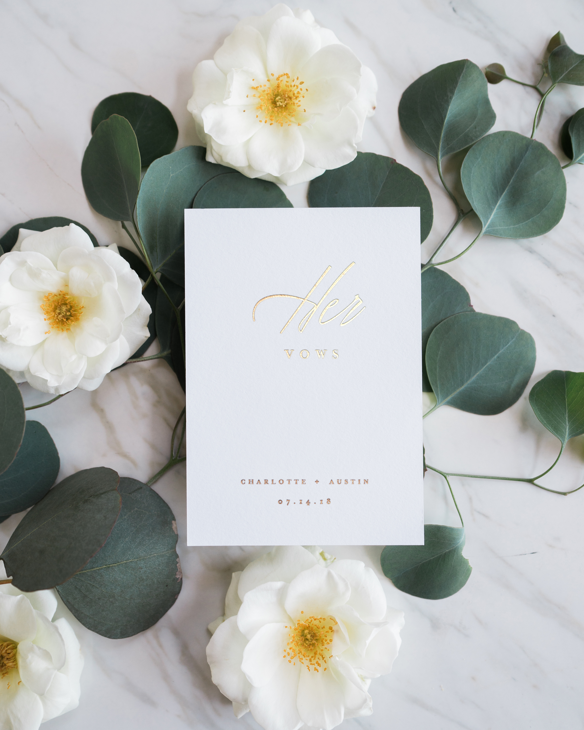 Custom Gold Foil Vow Books - The Wedding Keepsake You Need