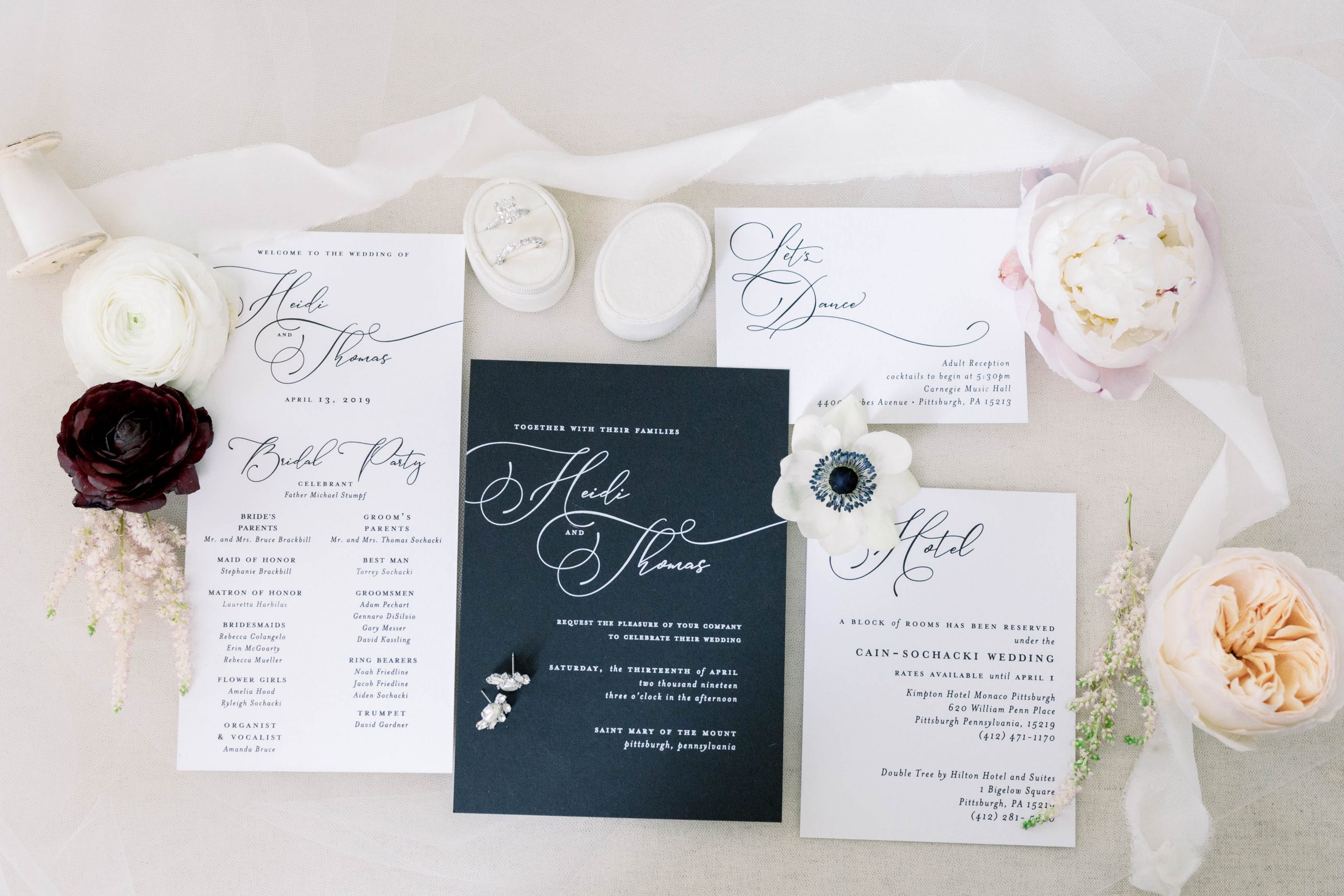 Heidi and Toms Black Tie Pittsburgh Wedding