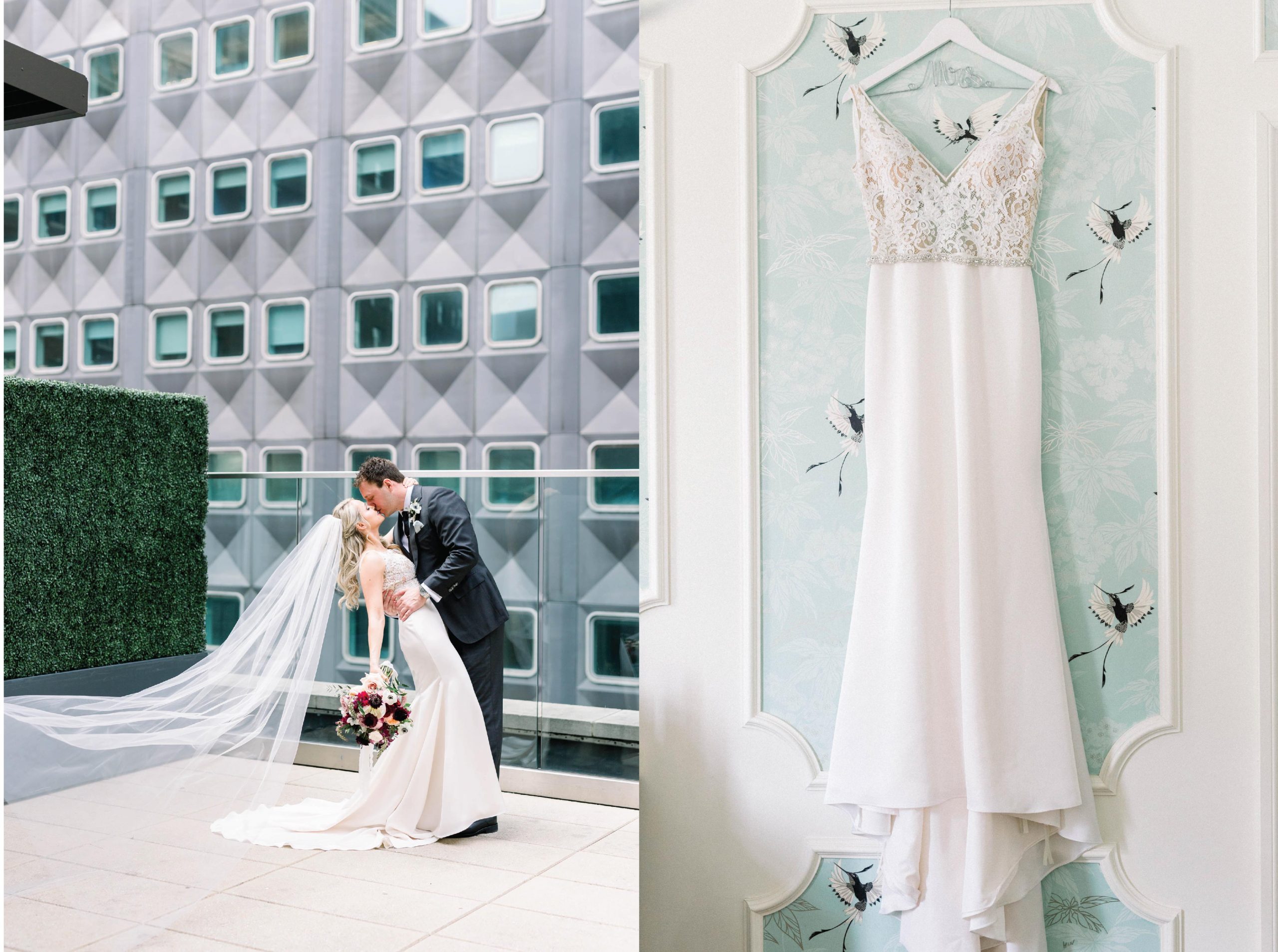 Heidi and Toms Classic Urban Wedding
