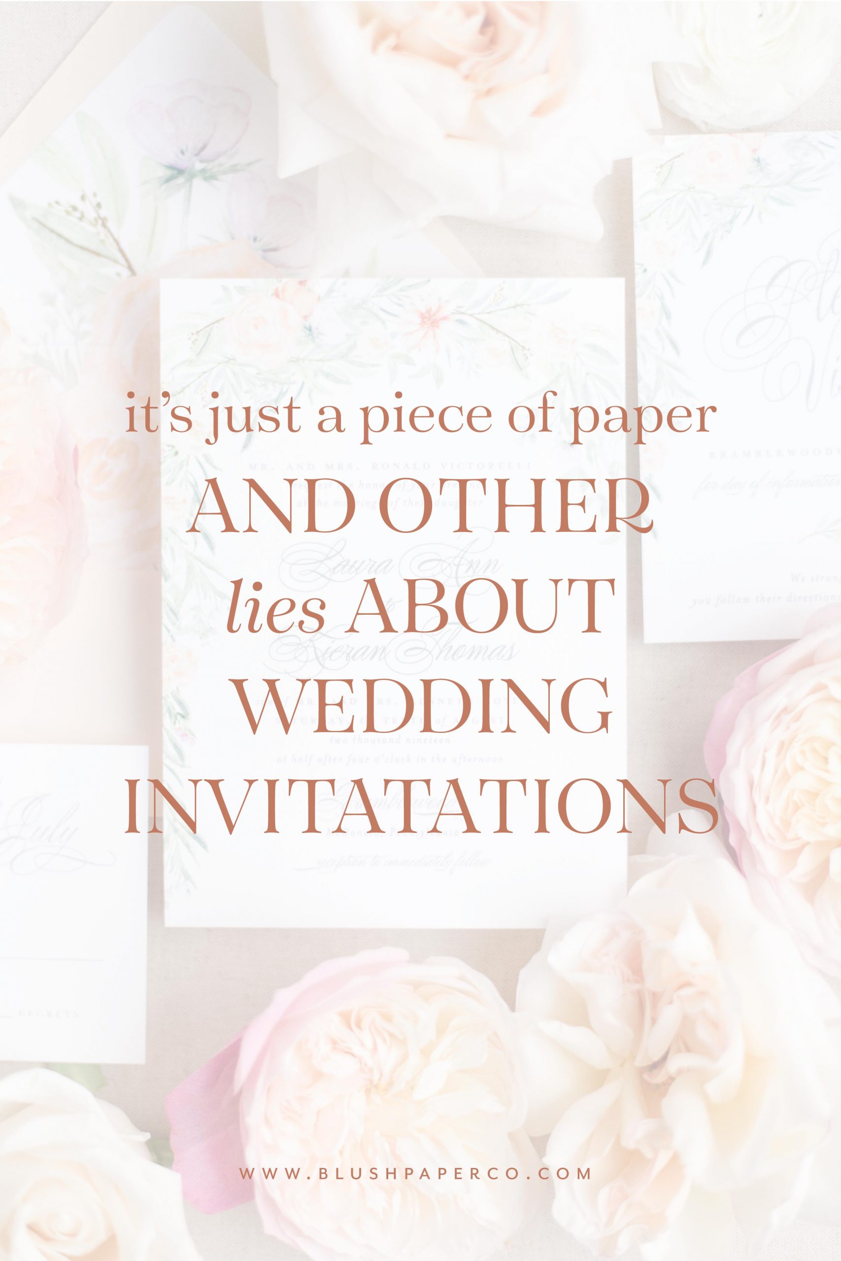 3 myths about wedding invitations