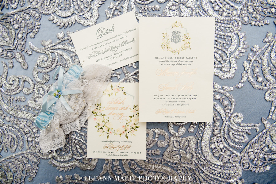Maureen And Sams Dusty Blue and Blush Pittsburgh Wedding