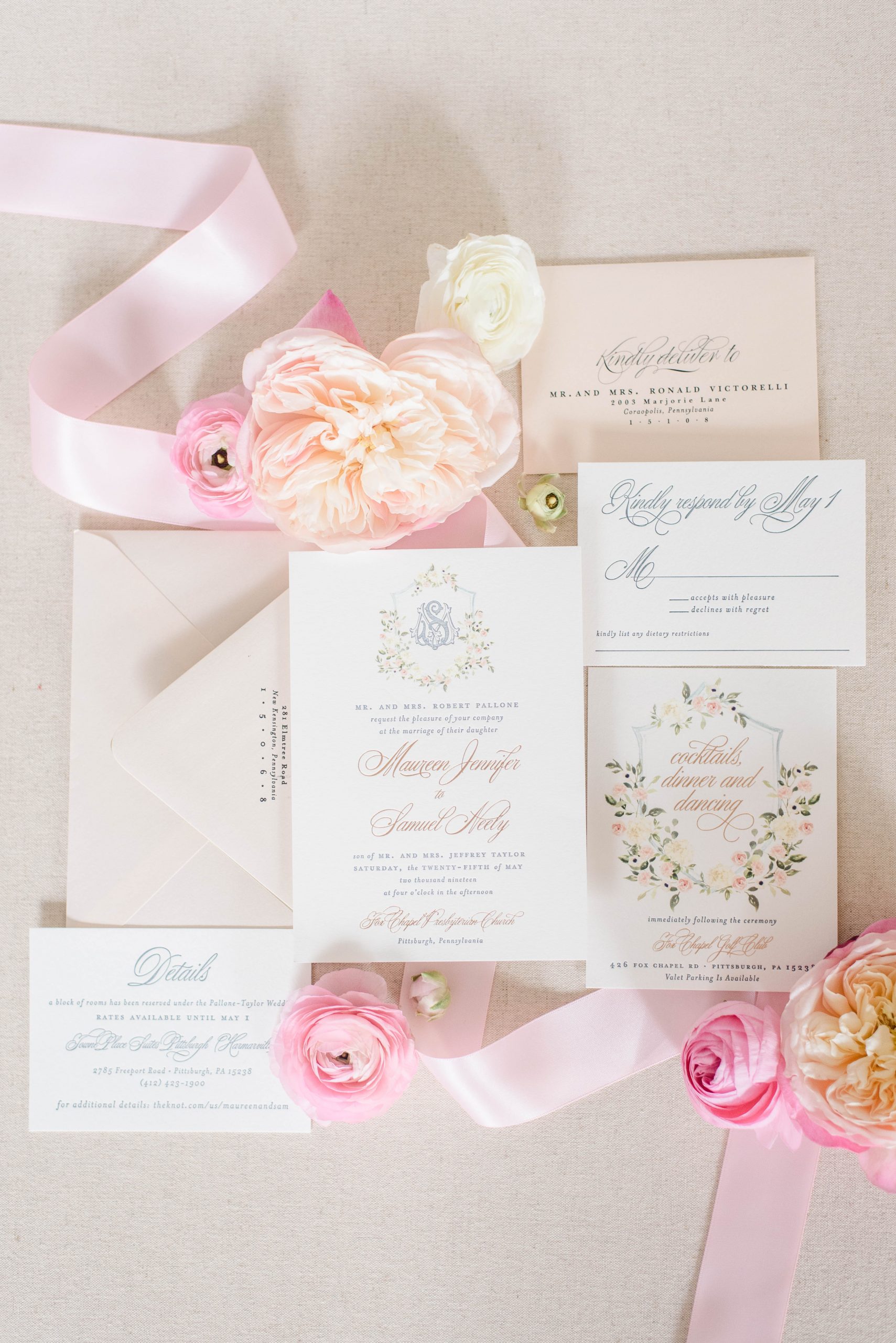 Letterpress Wedding Invitations