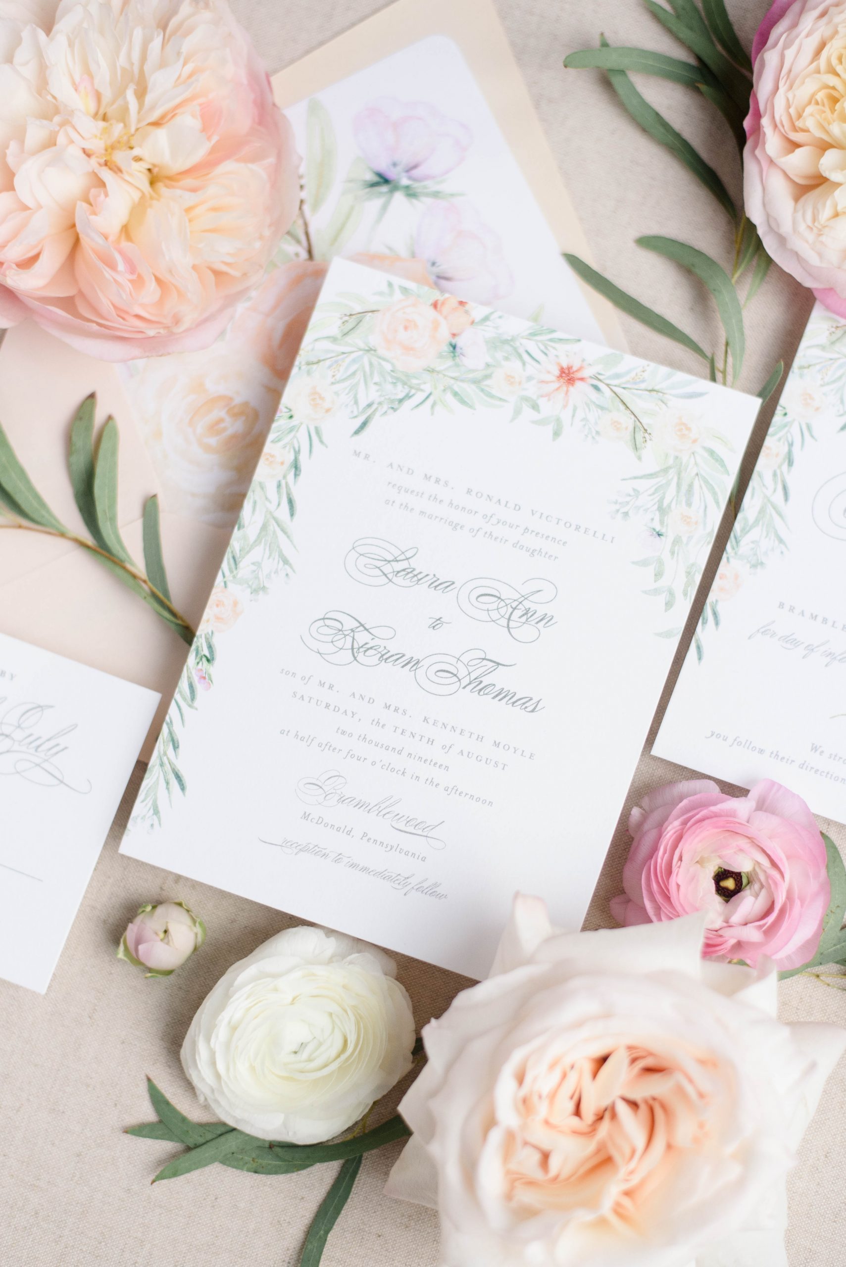 Thermography Printing Invitations
