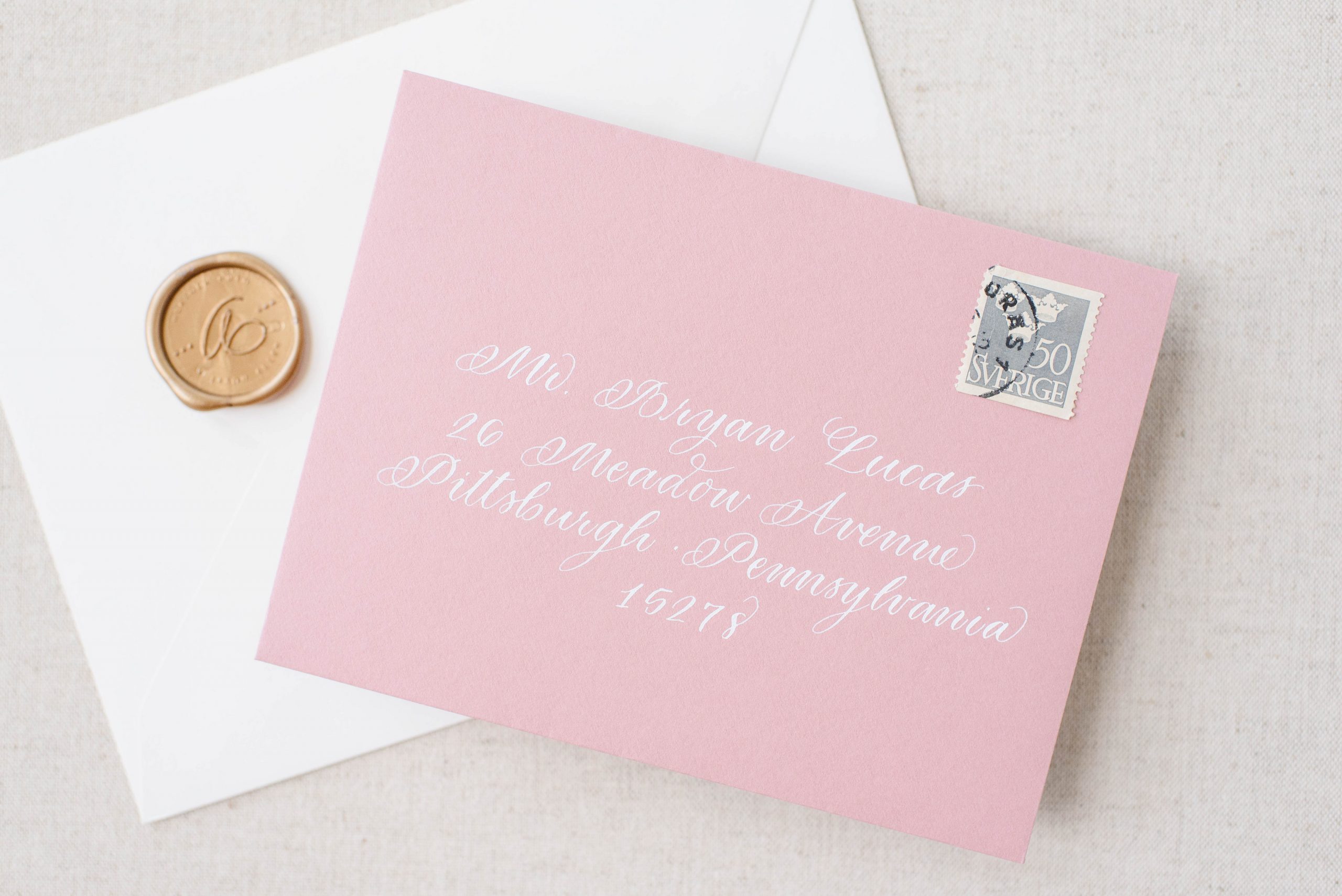 Wax Seals with Wedding Monogram