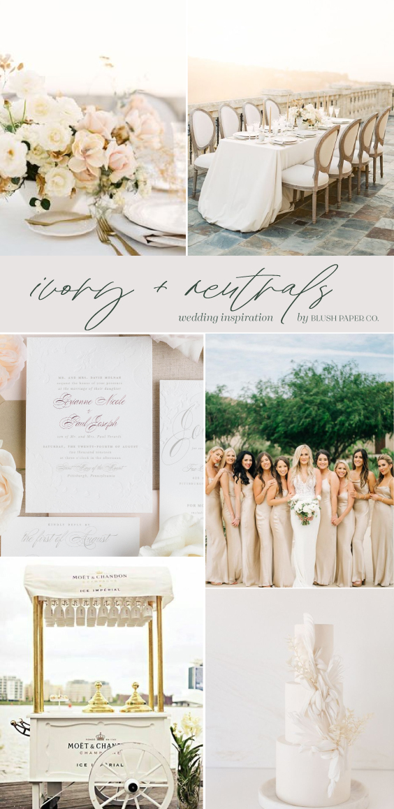Ivory Neutrals Wedding Inspiration
