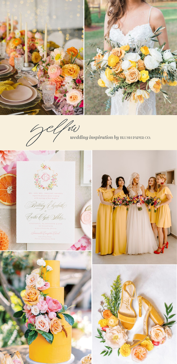 Yellow Wedding Inspiration