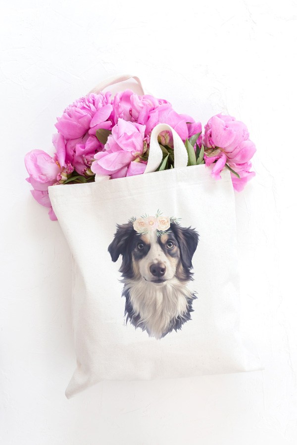 Wedding Monogram Tote Bag