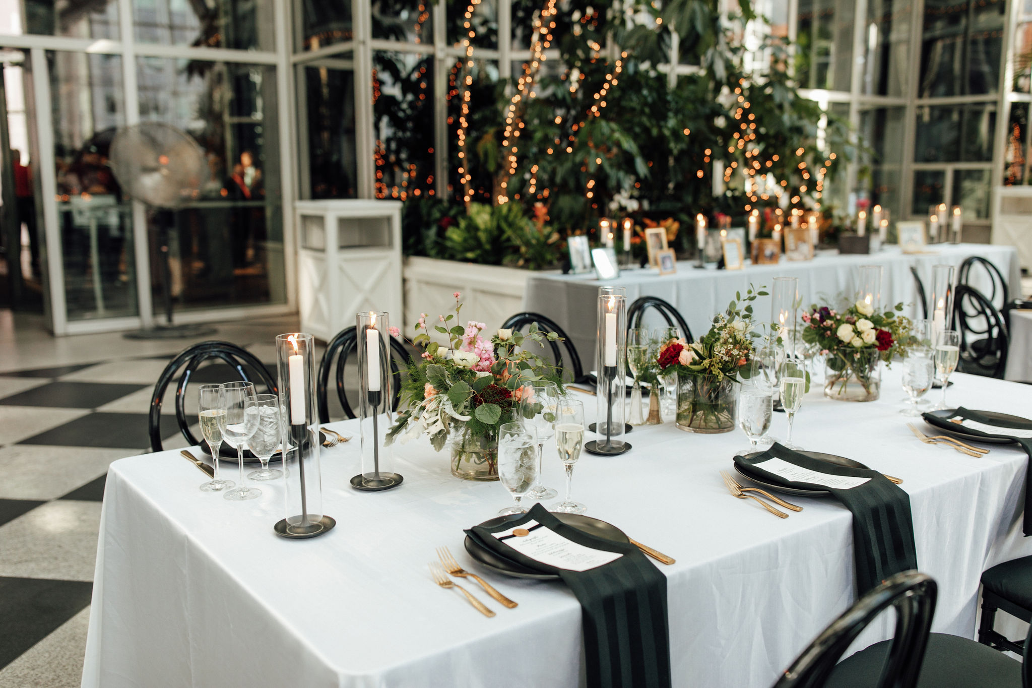 White and Green Wedding at PPG Wintergarden in Pittsburgh PA