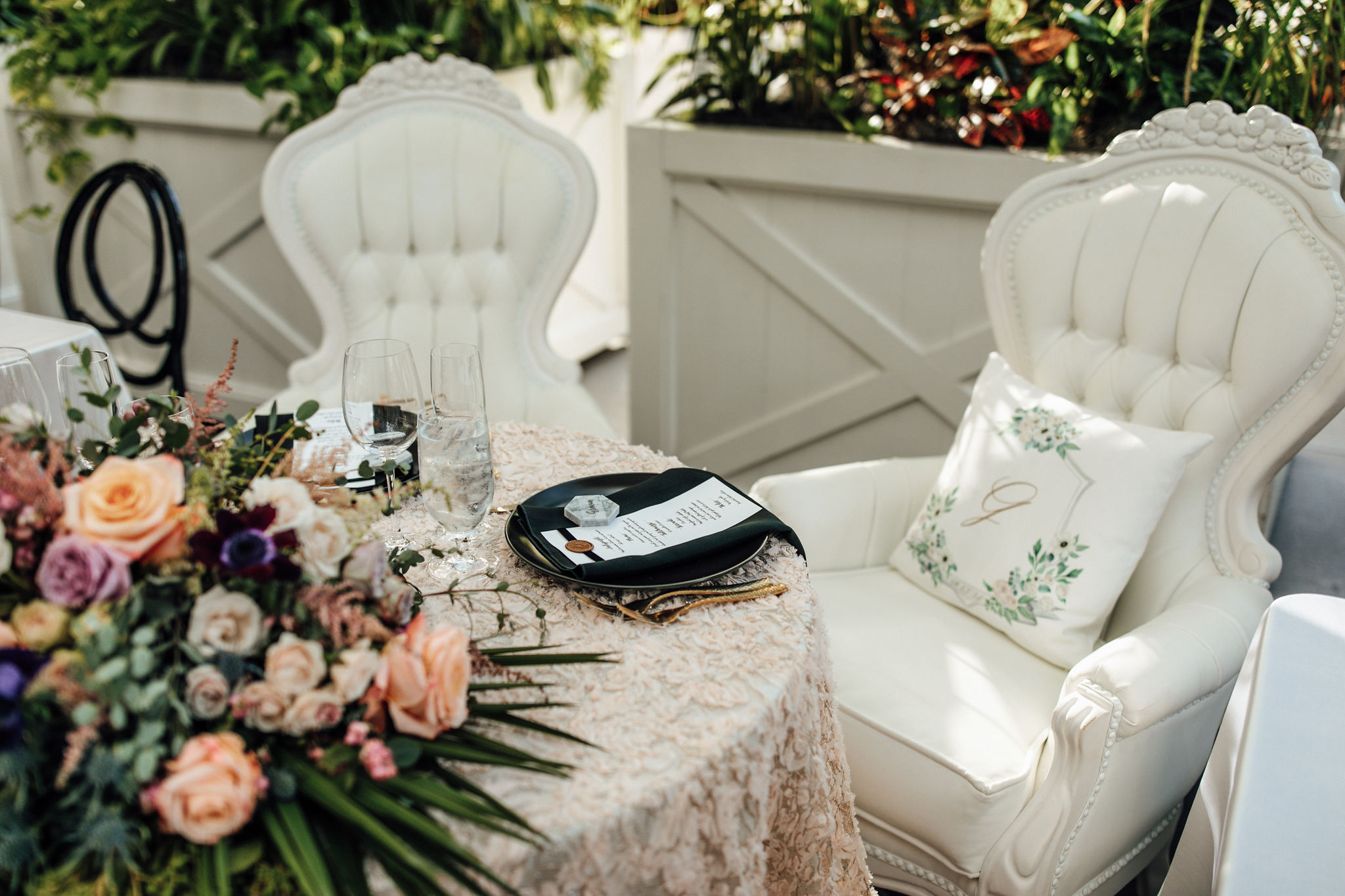 White and Green Wedding at PPG Wintergarden in Pittsburgh PA