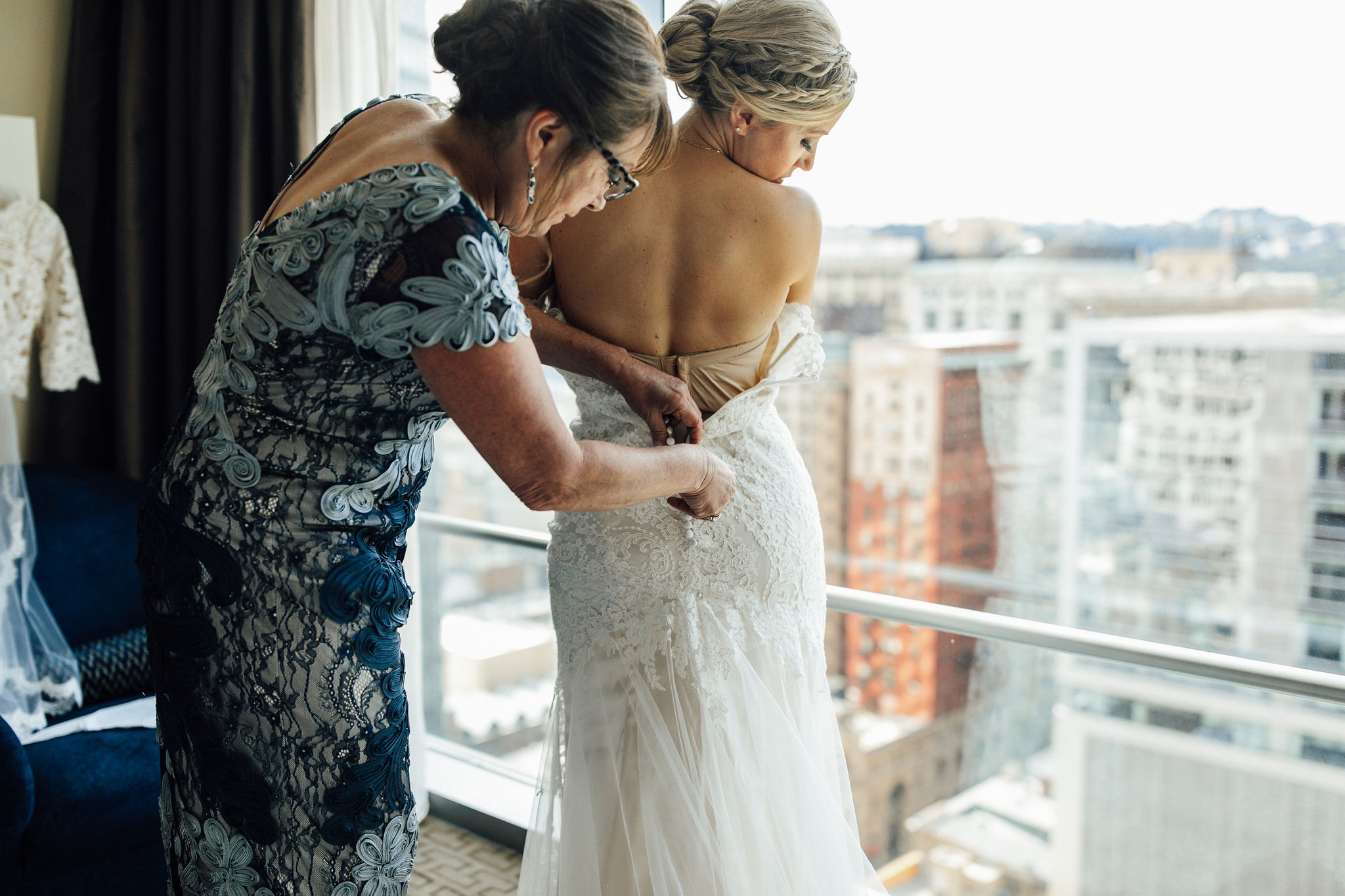 White and Green Wedding at PPG Wintergarden in Pittsburgh PA