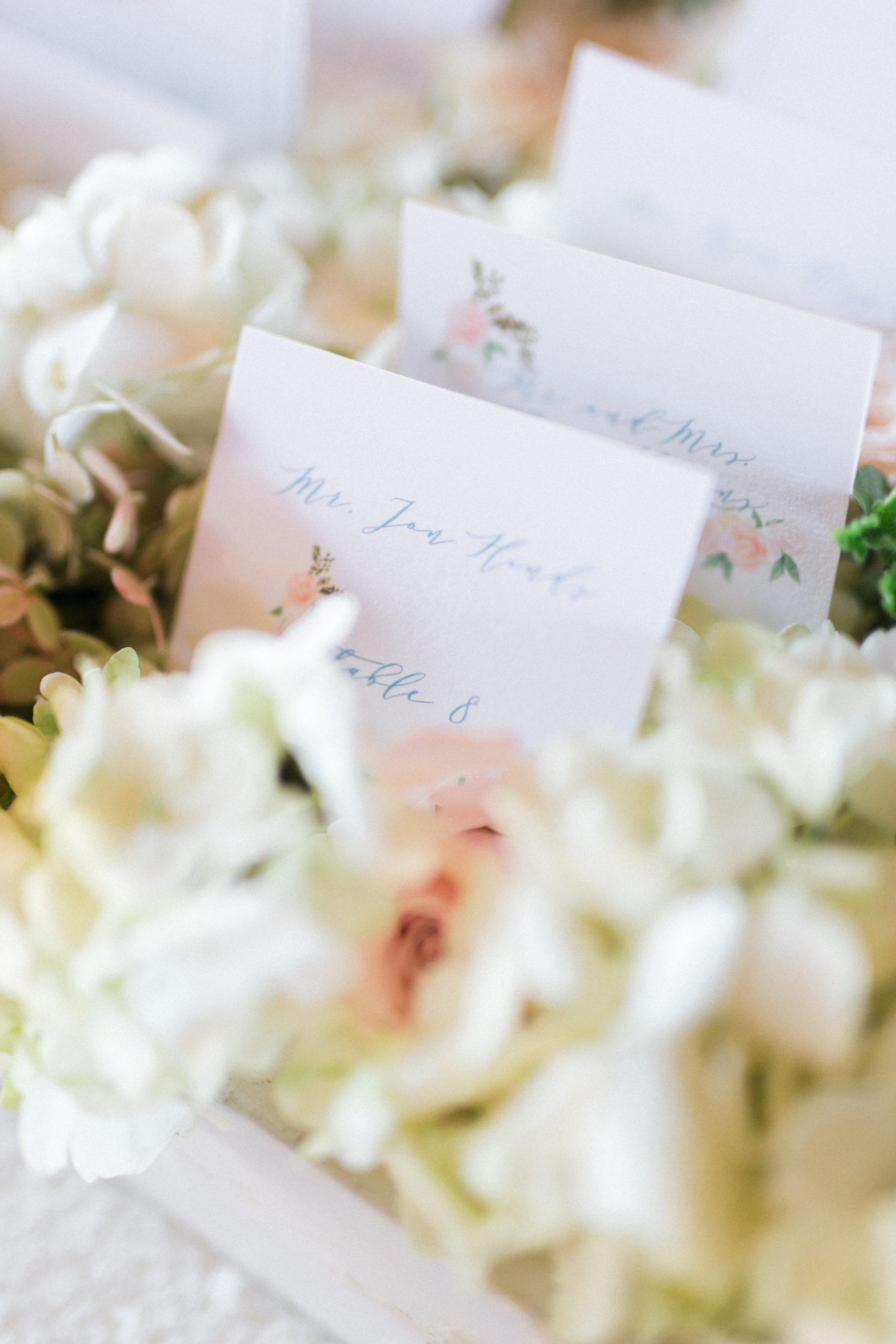 Escort Card Display