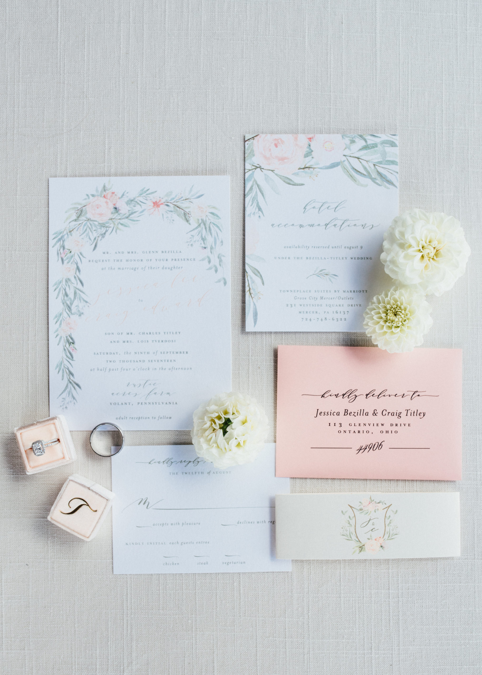 Pittsburgh Wedding Invitations