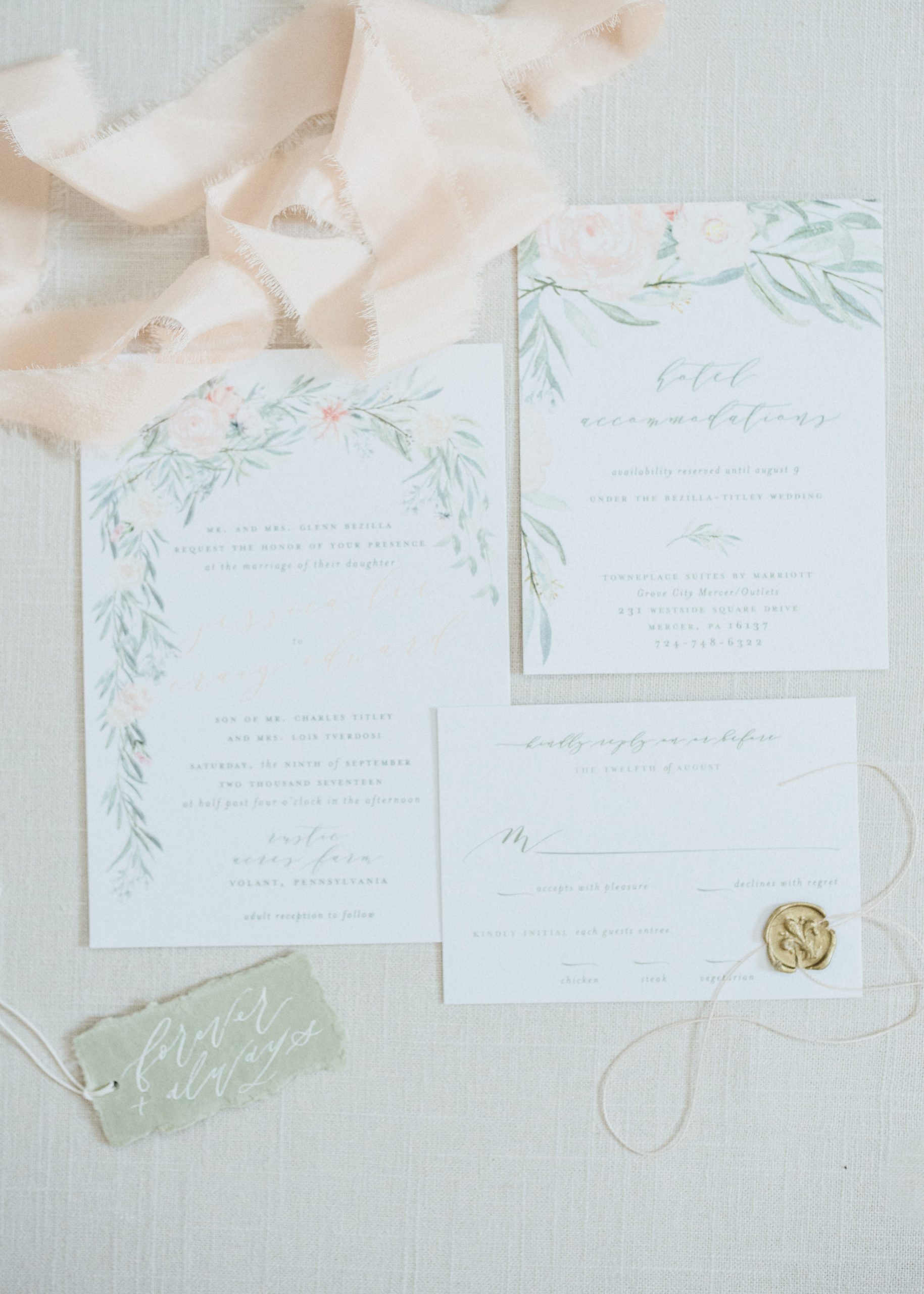 Pittsburgh Wedding Invitations