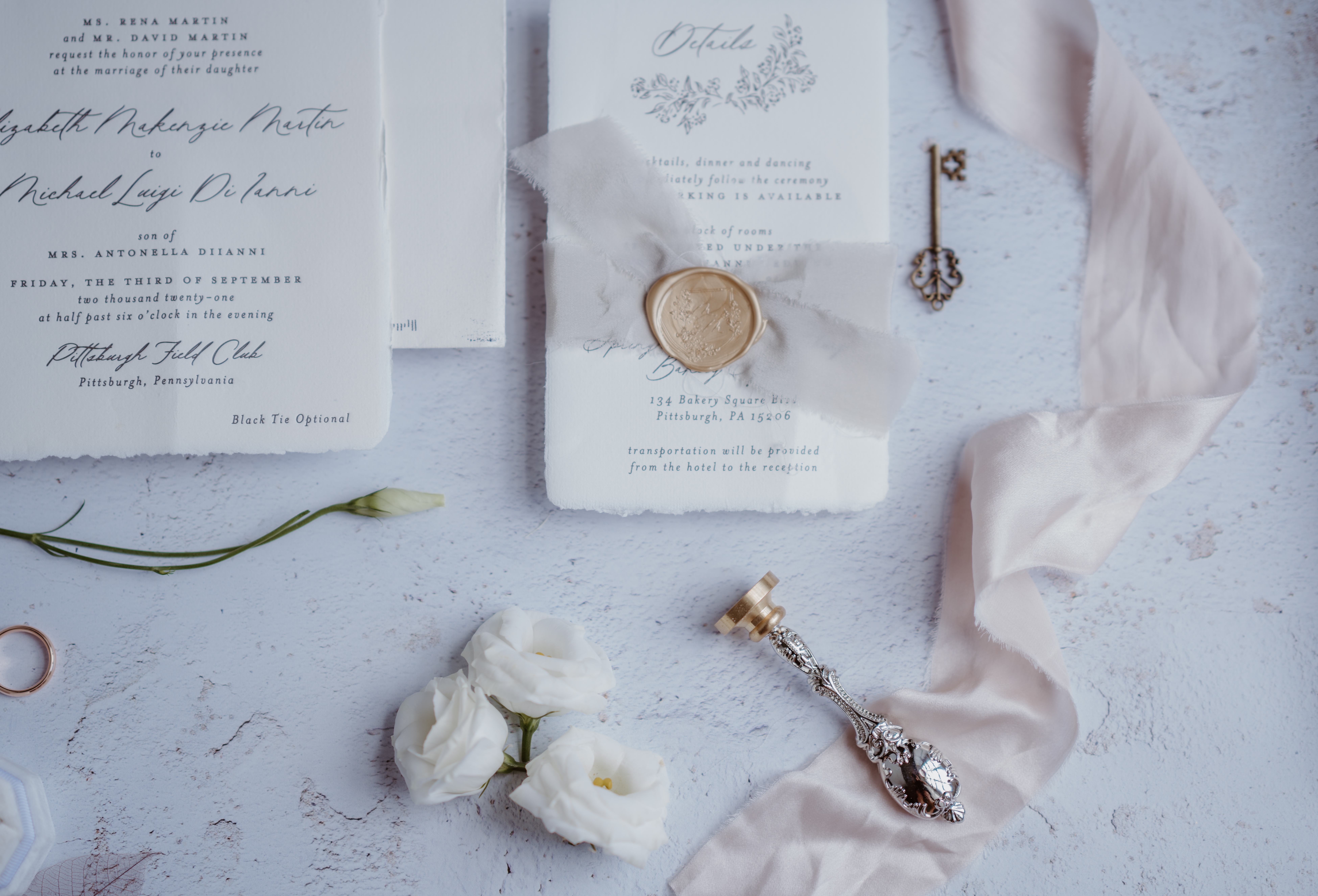 Pittsburgh Wedding Invitations Blush Paper Coo.