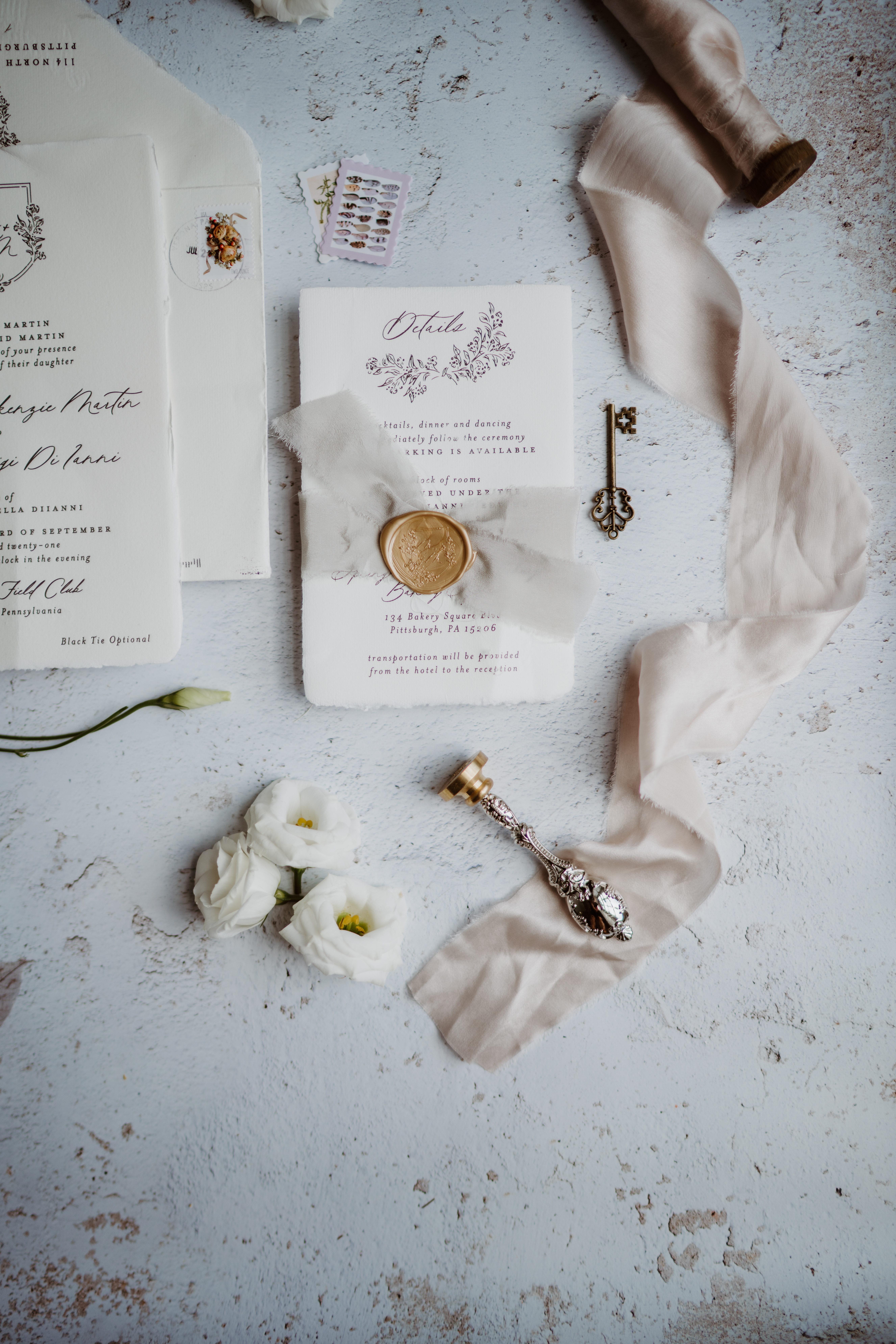 Pittsburgh Wedding Invitations Blush Paper Coo.