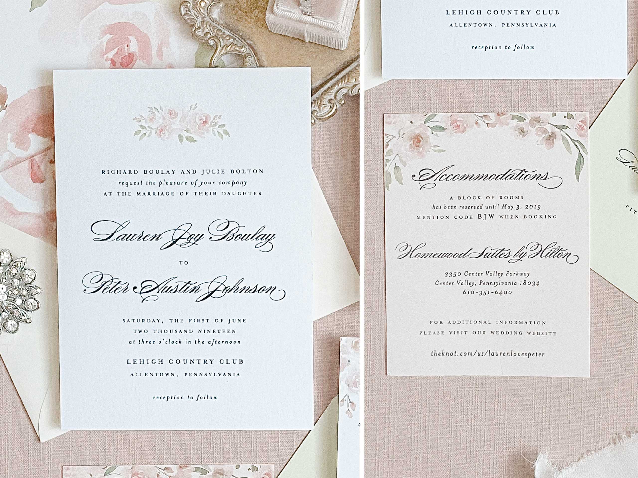 Thermography Wedding Invitations