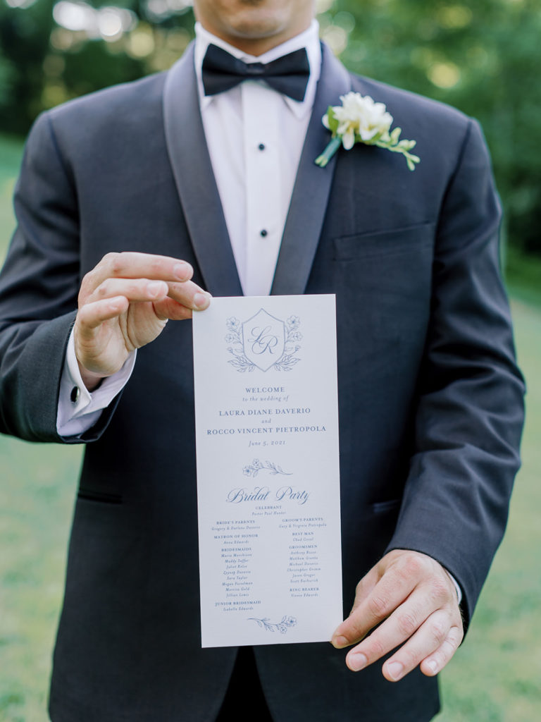 Wedding Ceremony Programs by Blush Paper Co.