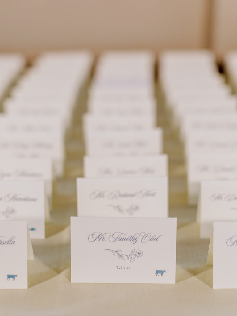 Place Card Wedding Blush Paper Co