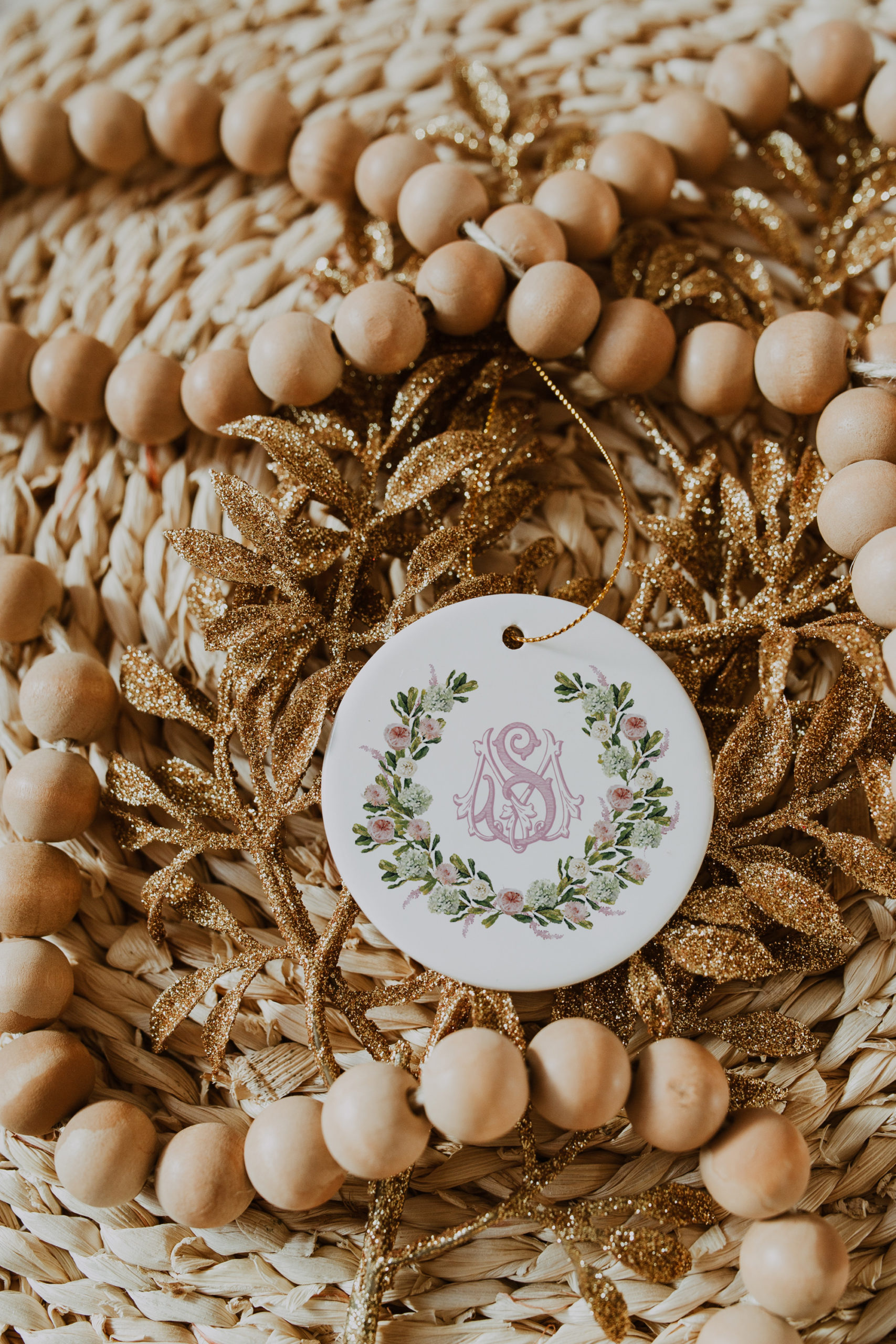 Monogram Christmas Ornament