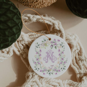 Monogram Christmas Ornament